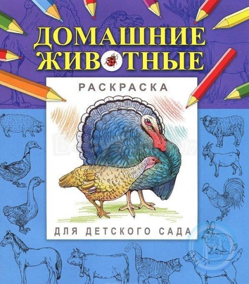 Spalvinimo knyga. (rusų kalba) Augintiniai