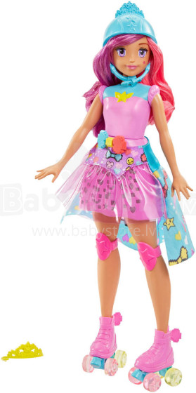 „Mattel Barbie“ vaizdo žaidimų herojus. DTW00 lėlė Barbė