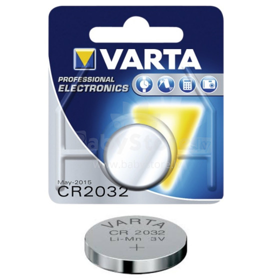Varta CR2032 - Electronics Litiyum baterija 3 V (1 gab.)