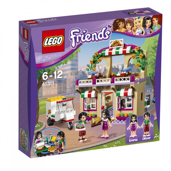 41311 LEGO® Friends Hārtleikas pilsētas picērija, no 6 līdz 12 gadiem NEW 2017!