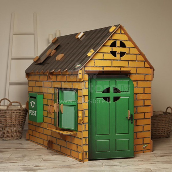 PlayToyz XL House Yellow Brick  Игровой домик для детей