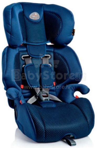 Bellelli GioPlus 1/2/3 arba 9-36kg. mėlyna vaikiška automobilinė kėdutė