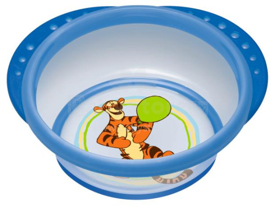 NUK Easy Learning Disney Art.SE41 Миска для обучения самостоятельному приему пищи с крышкой Winnie the Pooh