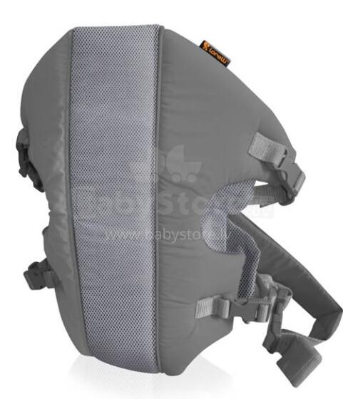 Lorelli Discovery Grey  Art.10010080001 pilkas vaikiškas kengūros krepšys 2 viename (nuo 3,5 iki 9,1)