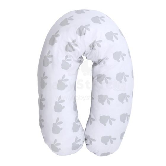 Lorelli&Bertoni Pillow Rabbits Grey Art.2081006  Многофункциональная подушка для беременных и кормящих 190 cm
