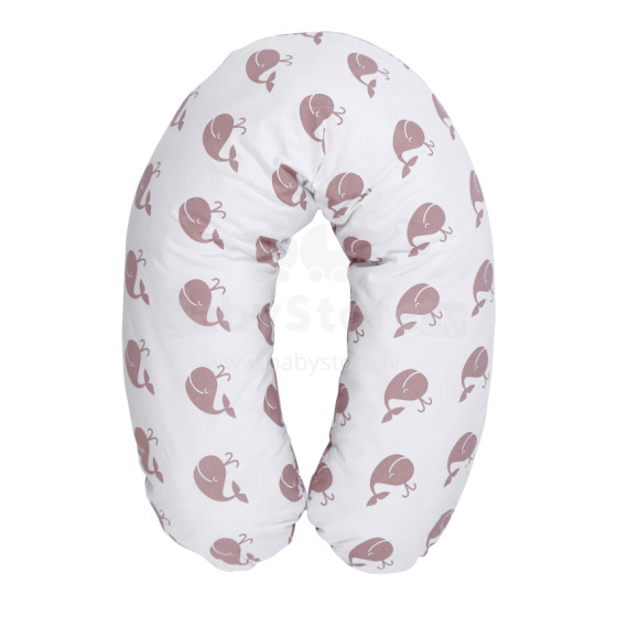 Lorelli&Bertoni Pillow  Whales Beige Art.2081006  Многофункциональная подушка для беременных и кормящих 190 cm