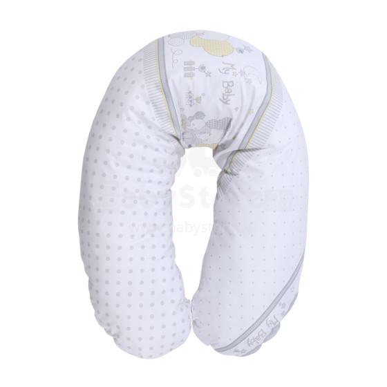 Lorelli&Bertoni Pillow Grey Elephants  Art.2081006  Многофункциональная подушка для беременных и кормящих 190 cm