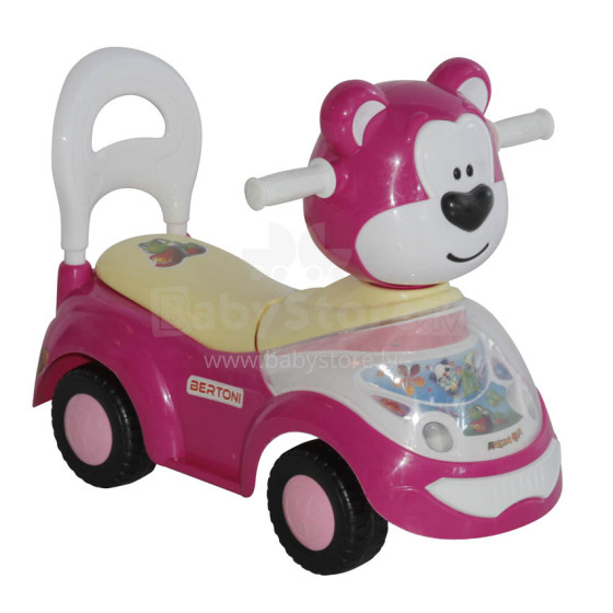Lorelli&Bertoni  Bear Pink Art.1005018  Машинка-Ходунок-Каталка