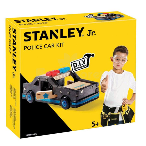 Stanley Police Car  Art.K096-SY Комплект поделки из дерева