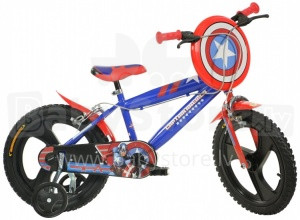 „Dino Bikes Capitan America Art.414UL“ 14 dydžio vaikų dviračių ratai