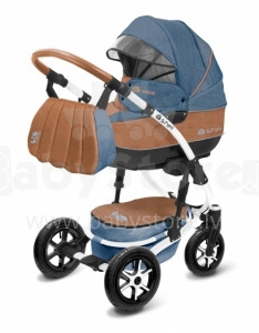 „Babyactive Shell Eko Col.18“ kūdikių vežimėlis - modernus daugiafunkcinis vežimėlis 2 viename