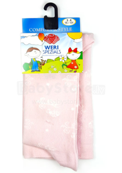 Weri Spezials Art.91272 kids cotton tights 56-160 sizes