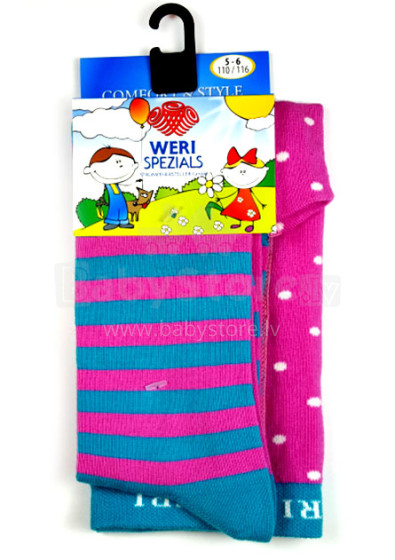 Weri Spezials Art.91268 kids cotton tights 56-160 sizes