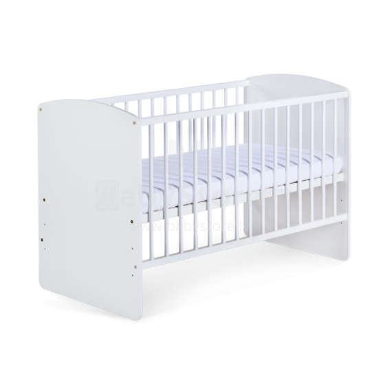Klups Karolina II White Bērnu gultiņa 120x60 cm