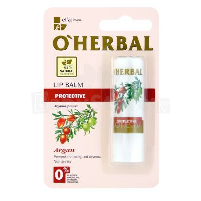 O’HERBAL Art.	21902171 Бальзам для губ с органическим маслом ,4,8гр