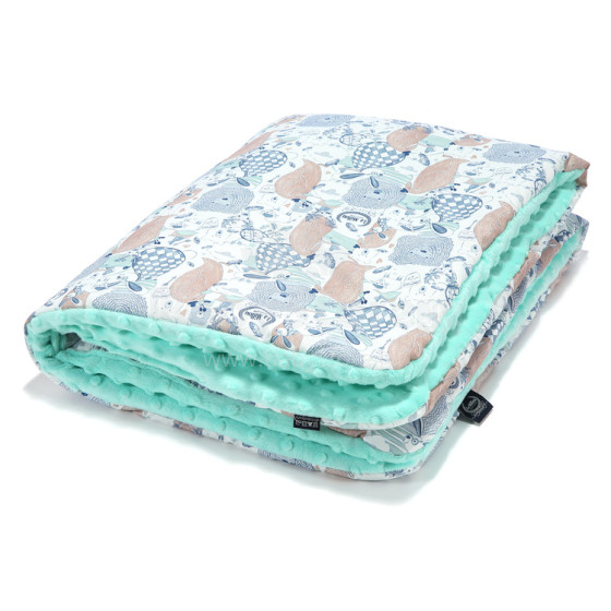 La Millou Art.91650 Preschooler's Blanket LA MILLOU FAMILY - OPAL Высококачественное детское двустороннее одеяло (110x140 см) (+/- 2 cm)