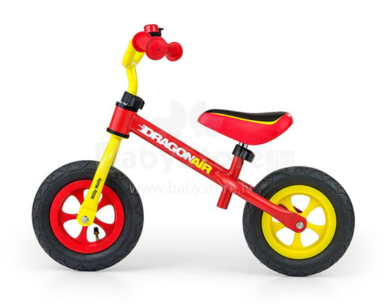 MillyMally Dragon Air Art.92071 Vaikiškas dviratis su metaliniu rėmu ir pripučiamais ratais 10