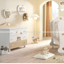 Coccoleria Baby Orsetto White Art.100275 Ekskluzīva bērnu gulta