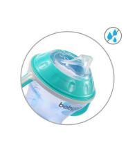 BabyOno 1456/01 turquoise puodelis su snapeliu 180ml