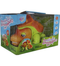 Play Smart Art.294270 Музыкальная развивающая игрушка Счастливый Динозаврик со световыми и звуковыми эффектами (русский язык)