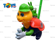 Žaiskite „Smart Art.294264“ vaikų žaislinį žaislą ant pagaliuko su garso efektais „Vėžlys“