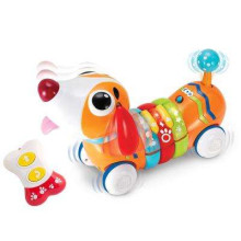 WinFun R/C Rainbow Pup Art.1142 Интерактивная радиоуправляемая музыкальная игрушка Радужный Щенок (со светом и звуком)