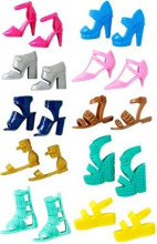 Mattel Barbie Fashions Art.FYW80 Комплект обуви для Барби