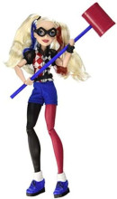 Super Hero Girls Harley Quinn Core Doll   Art.DLT65 Кукла Харли Квинн из серии Школа Супергероев