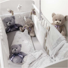Doux Nid Adaptable Little Bear Art.2200631 Apmalīte bērnu gultiņai, 180x40 cm