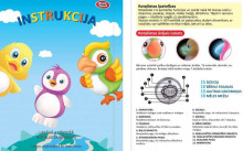 Play Smart Art.101120  kids pinguin with sounds and lights (latvian)