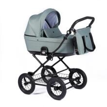 NordBaby Comfort Plus Art.101210 Washed Green  vežimėlis 2 viename (skandinaviškas)
