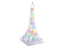 Crystal Puzzle Art.9035A Paryžiaus 3D galvosūkiai su šviesa