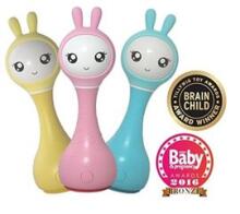 Alilo Smart Hare R1 Pink LV – Interactive Musical Developmental Toy for Children from 0+ with Latvian Voice