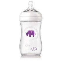 Philips Avent Natural Elephant Deco Art.SCF628/16 feeding bottle  Bisphenol A free(260ml.)