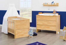 Pinolino Fagus Art.112157  Детская деревянная кроватка  140x70см