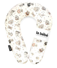 La Bebe™ Snug Cotton Nursing Maternity Pillow Art. 101730 Funny Dogs  Подковка для сна, кормления малыша 20*70cm
