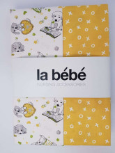 La Bebe™ Art.101752 Funny Dogs Double Face Natural Cotton Bērnu kokvilnas virspalags 100х140 cm