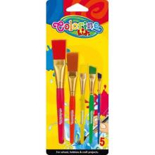 „Colorino Kids Art.39062PTR“ šepetėlių rinkinys „Jumbo“ 5 vnt.