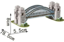 Sydney Bridge Magic-Puzzle B668-7 3D Puzzle 33 Pieces