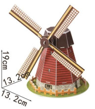 „Holland Windmil Magic-Puzzle“ B668-4 3D galvosūkis