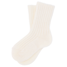 La bebe™ Wool Angora Socks Art.101878 Cream Детские шерстяные носочки