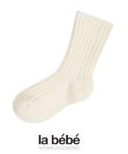 La bebe™ Wool Angora Socks Art.101878 Cream Детские шерстяные носочки