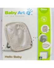 „Baby Art Magic“ „Hello Baby Crystallin Art.3601091800“ dovanų rinkinys kūdikių kabutėms / rankų atspaudams kurti