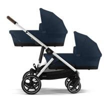 Cybex Carrycot Gazelle S Art.102346 Navy Blue Manheteno pilki vežimėliai