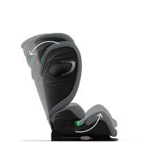 Cybex Solution G i-Fix 100-150cm, Monument Grey vaiko automobilinė kėdutė (15-50kg)