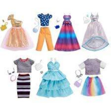„Mattel Barbie Fashions“ gaminys. FND47 „Barbie“ drabužių rinkinys