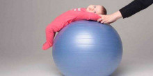 „Frogeez ™“ gimnastikos fitballo menas. 55448116 „Blue Fitness“, joga, sporto salės kamuolys, 75 cm
