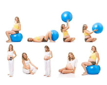 „Frogeez ™“ gimnastikos fitballo menas. 55448116 „Blue Fitness“, joga, sporto salės kamuolys, 75 cm