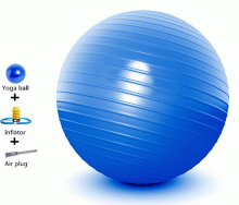 Frogeez™ Gymnastic Fitball Art.55448116 Blue