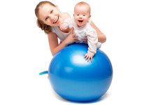 Frogeez™ Gymnastic Fitball Art.55448116 Blue  Гимнастический фитбол-мяч , для занятий аэробикой, финтесом, Боботом.. 75cм